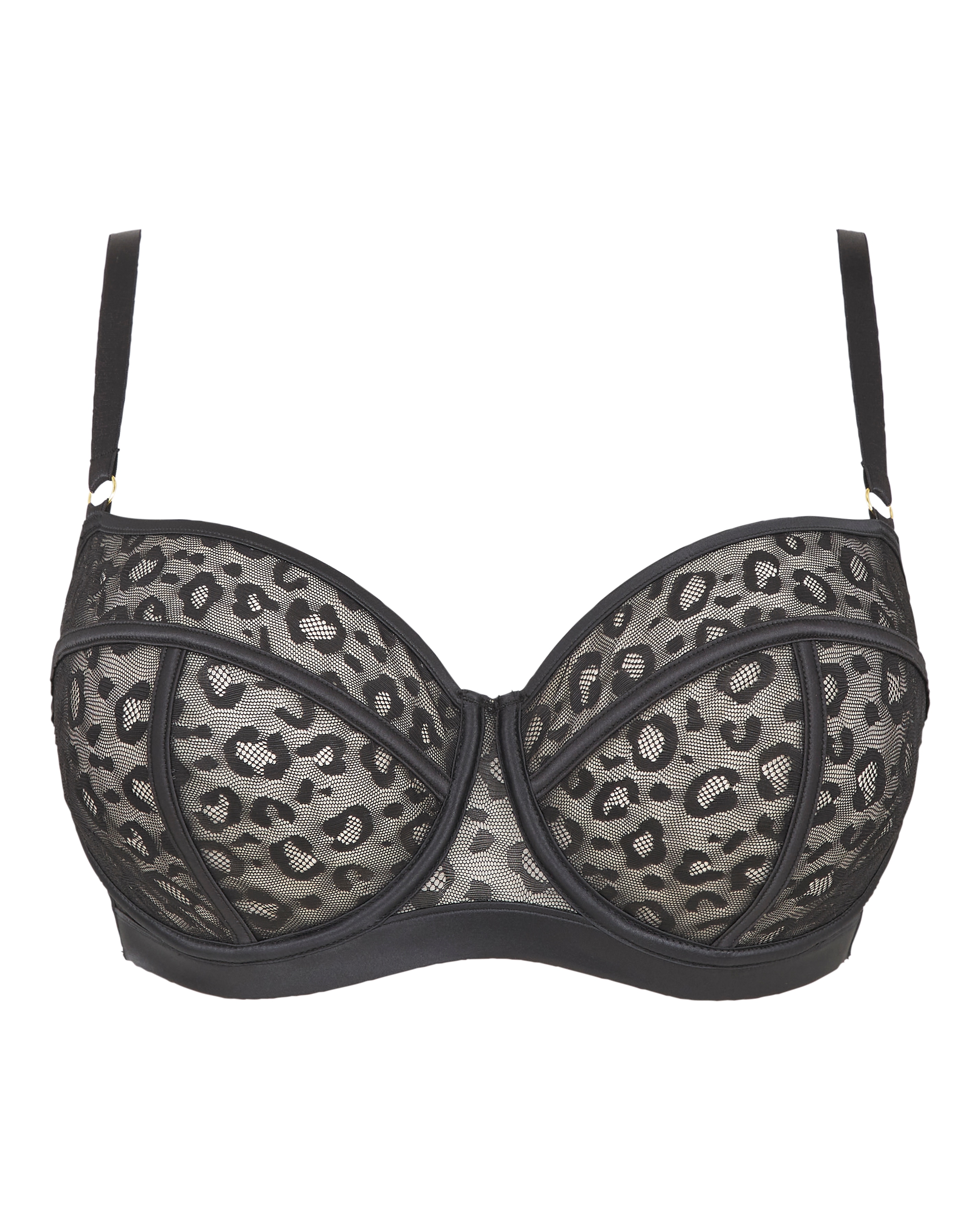 Figleaves Pimlico Leopard Balcony Bra