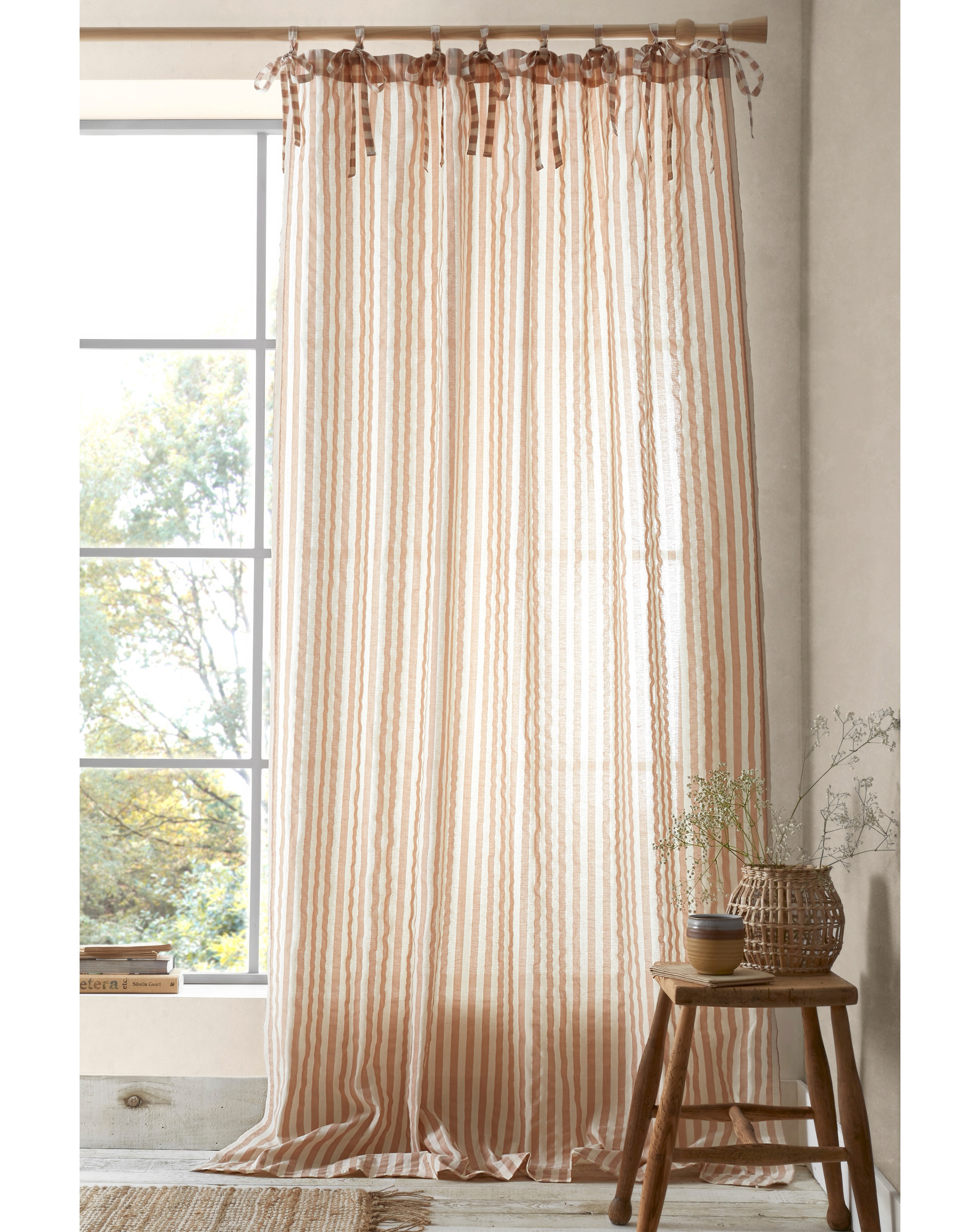 New In - Pineapple Elephant Zanzibar Stripe Panel