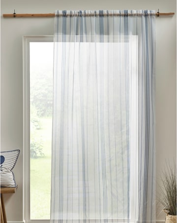 Catherine Lansfield Harbour Stripe Voile