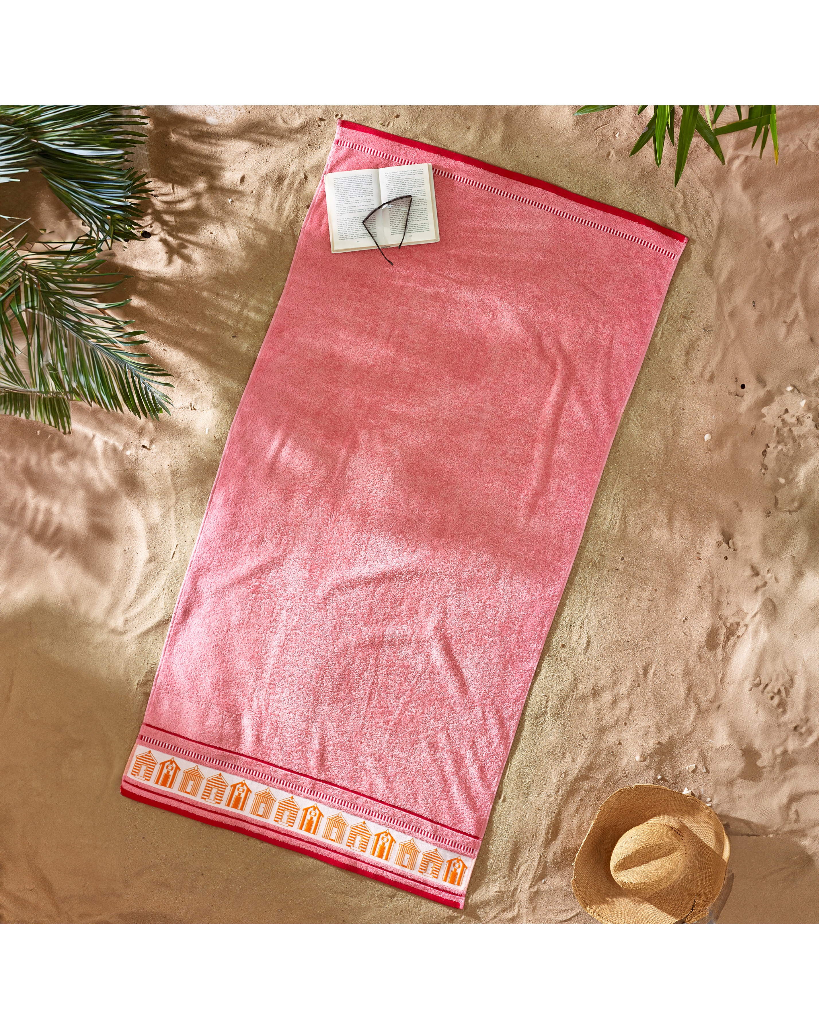 New In - Catherine Lansfield Huts XL Beach Towel