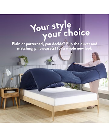 Slumberdown Coverless Comfort Embossed Herringbone 10.5 Tog Duvet