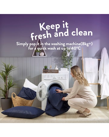 Slumberdown Coverless Comfort Embossed Herringbone 10.5 Tog Duvet