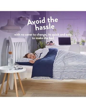 Slumberdown Coverless Comfort Printed Stripe 10.5 Tog Duvet