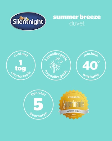 Silentnight Summer Breeze Light 1 Tog Duvet