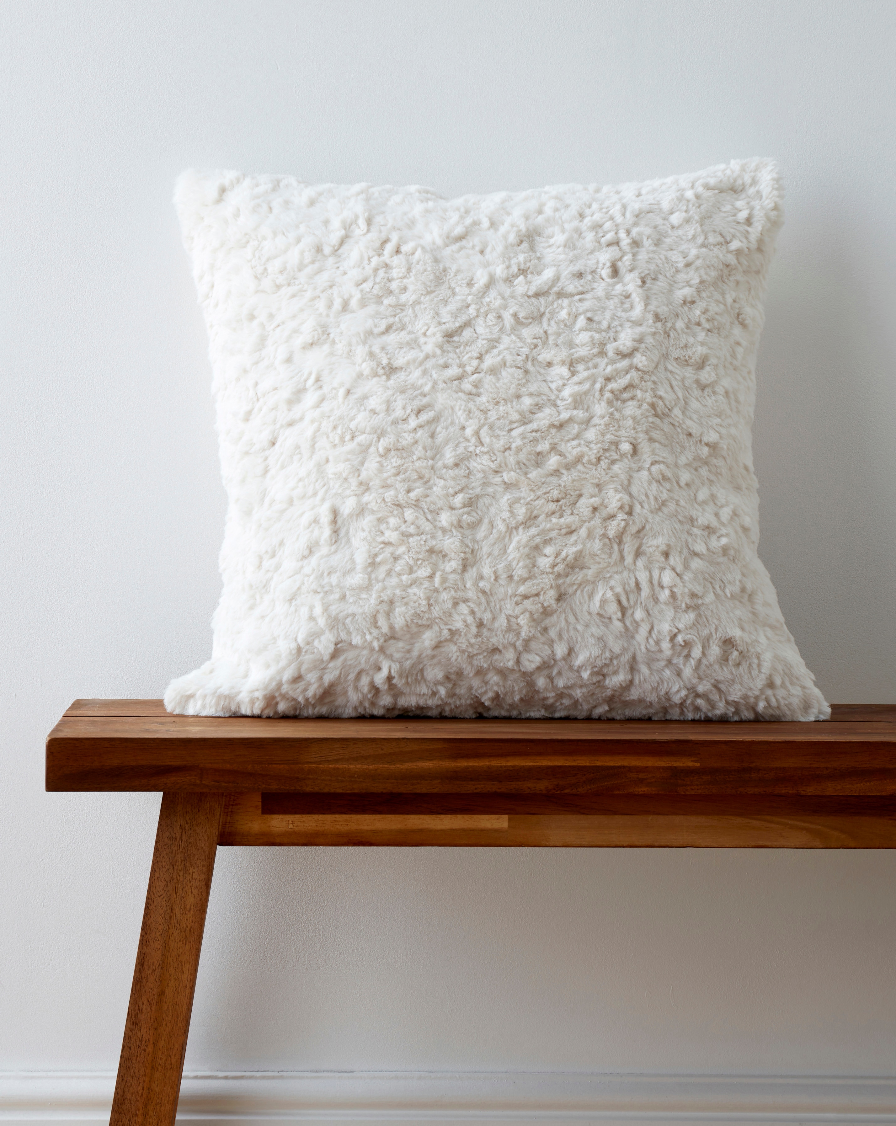 New In - Textured Faux Fur Cushion
