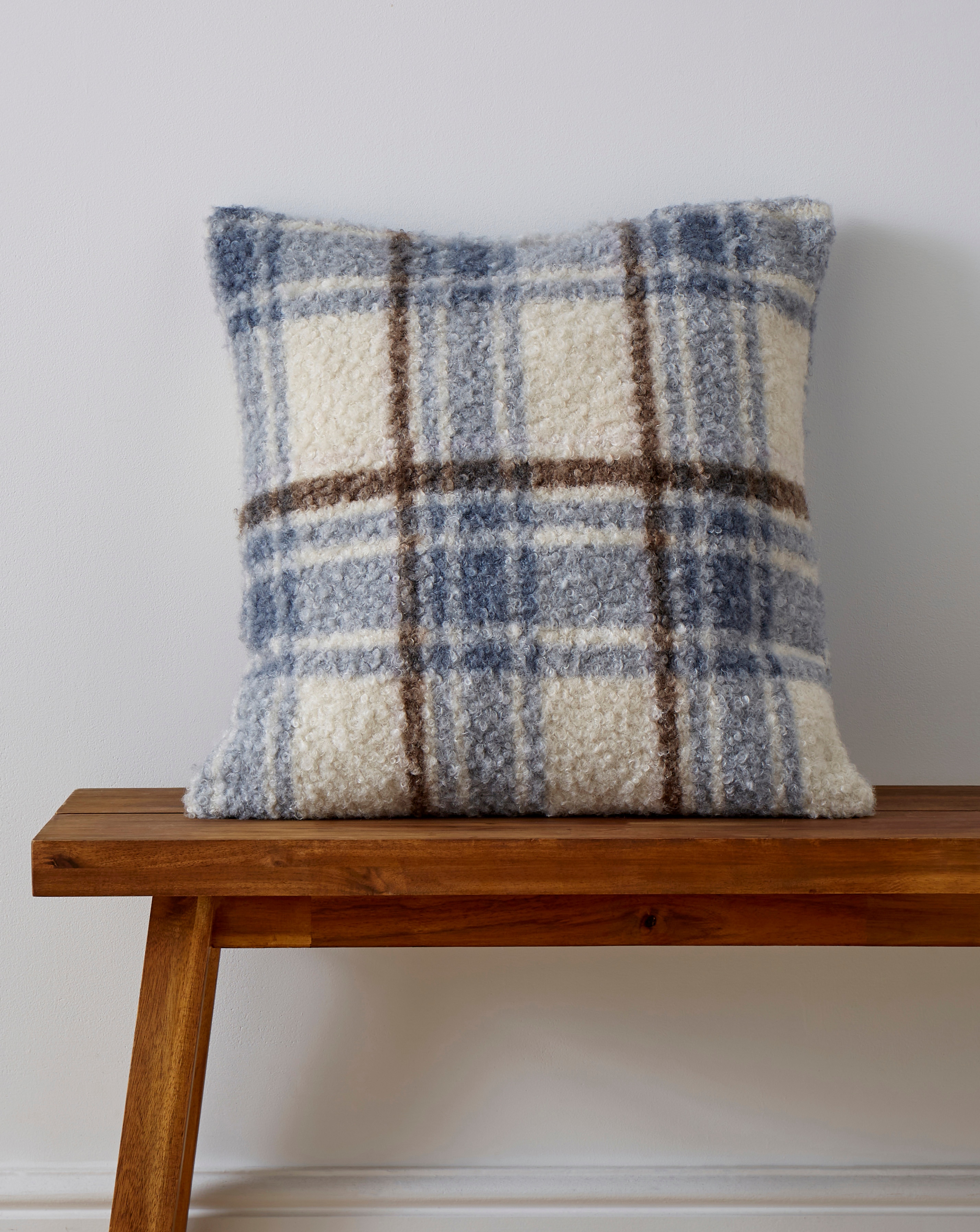 New In - Boucle Checked Cushion
