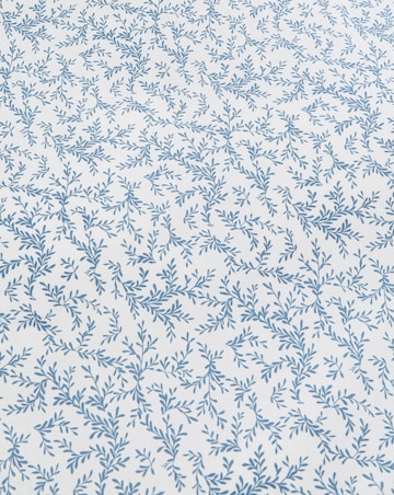 Peyton Mini Blue Leaf Duvet Cover Set