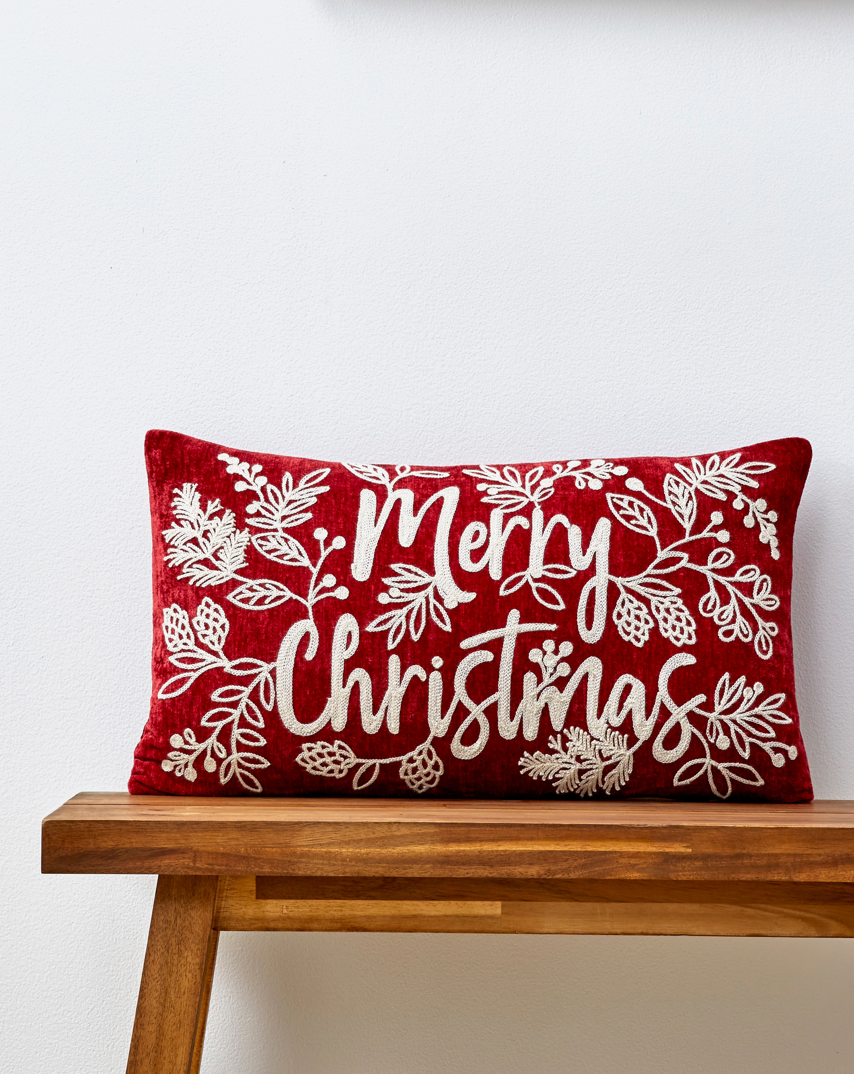 New In - Merry Christmas Boudoir Cushion