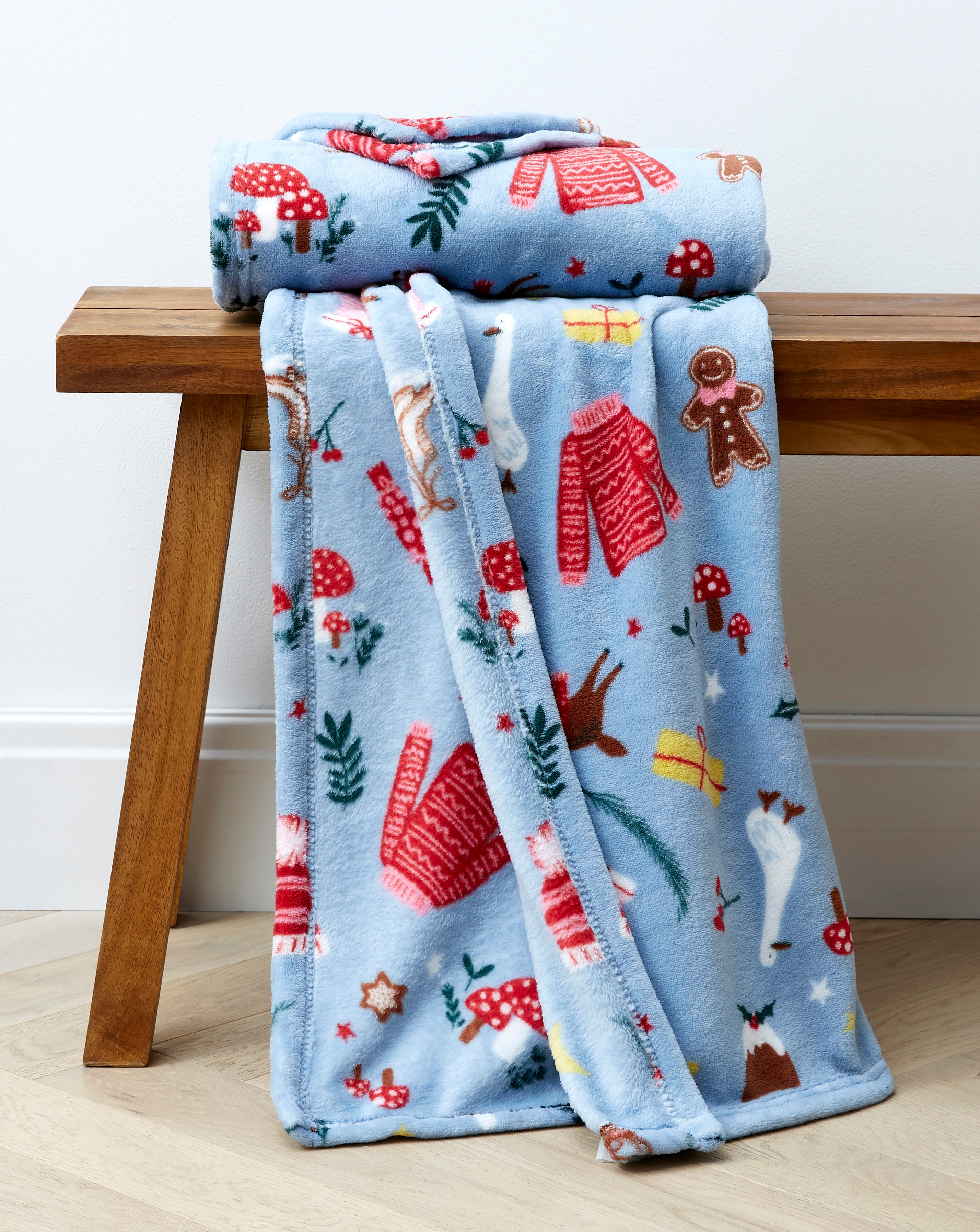Christmas Jumpers Fleece Throw