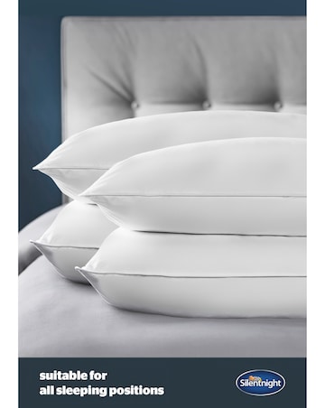 Silentnight 4 Pack Duck Feather & Down Anti-Allergy Pillows
