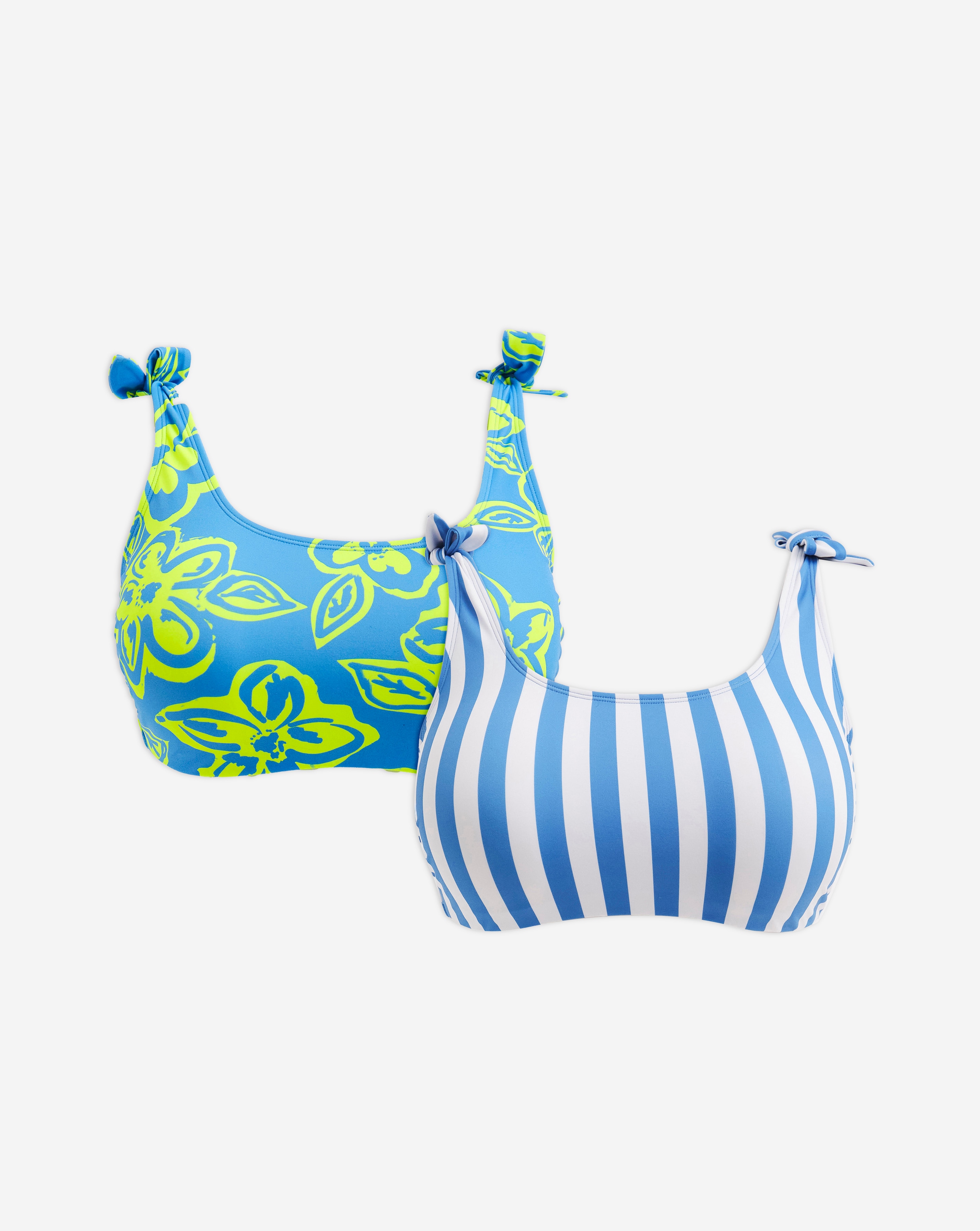 Value 2 Pack Crop Bikini Tops