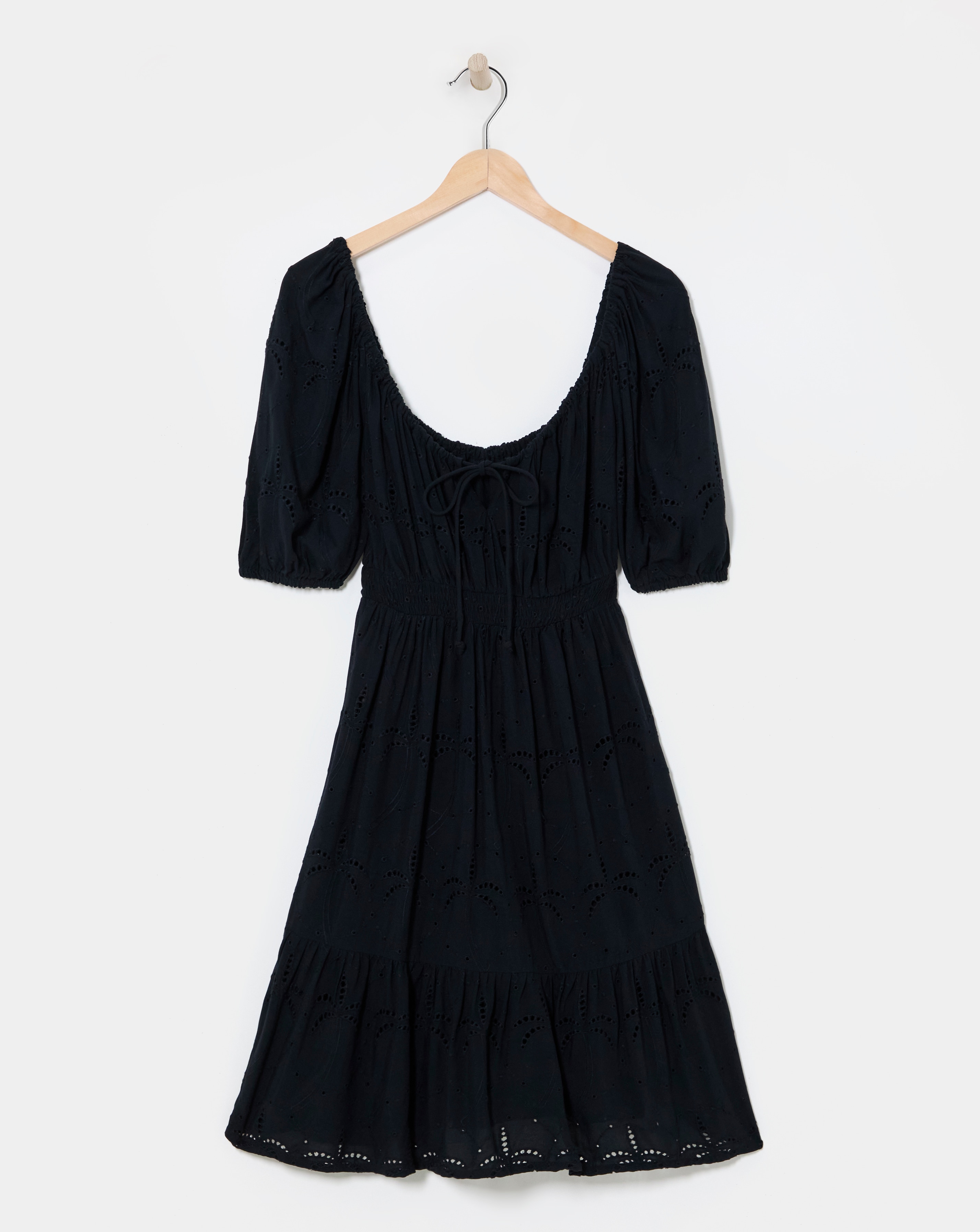 Broderie Mini Beach Dress