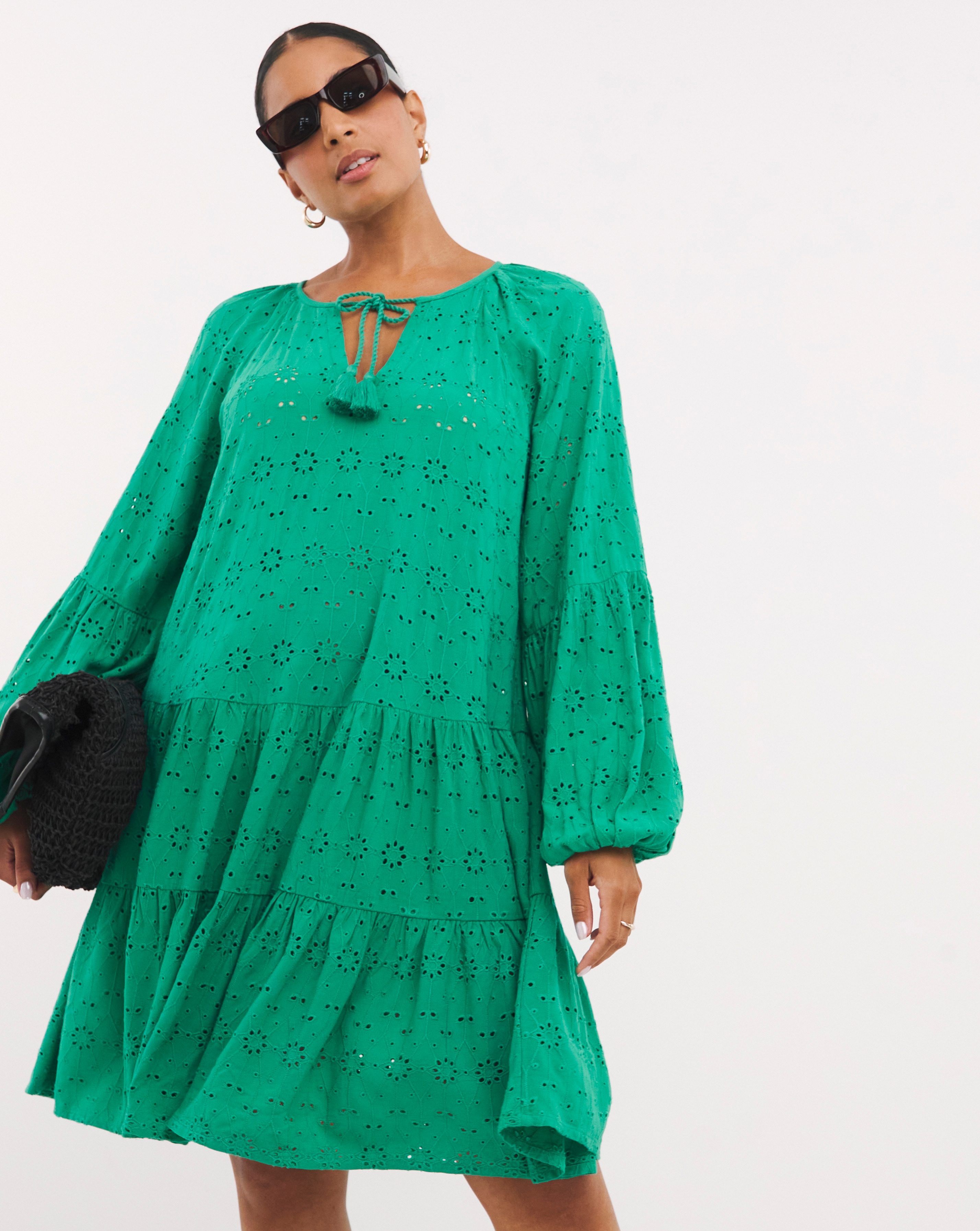 Broderie Beach Dress