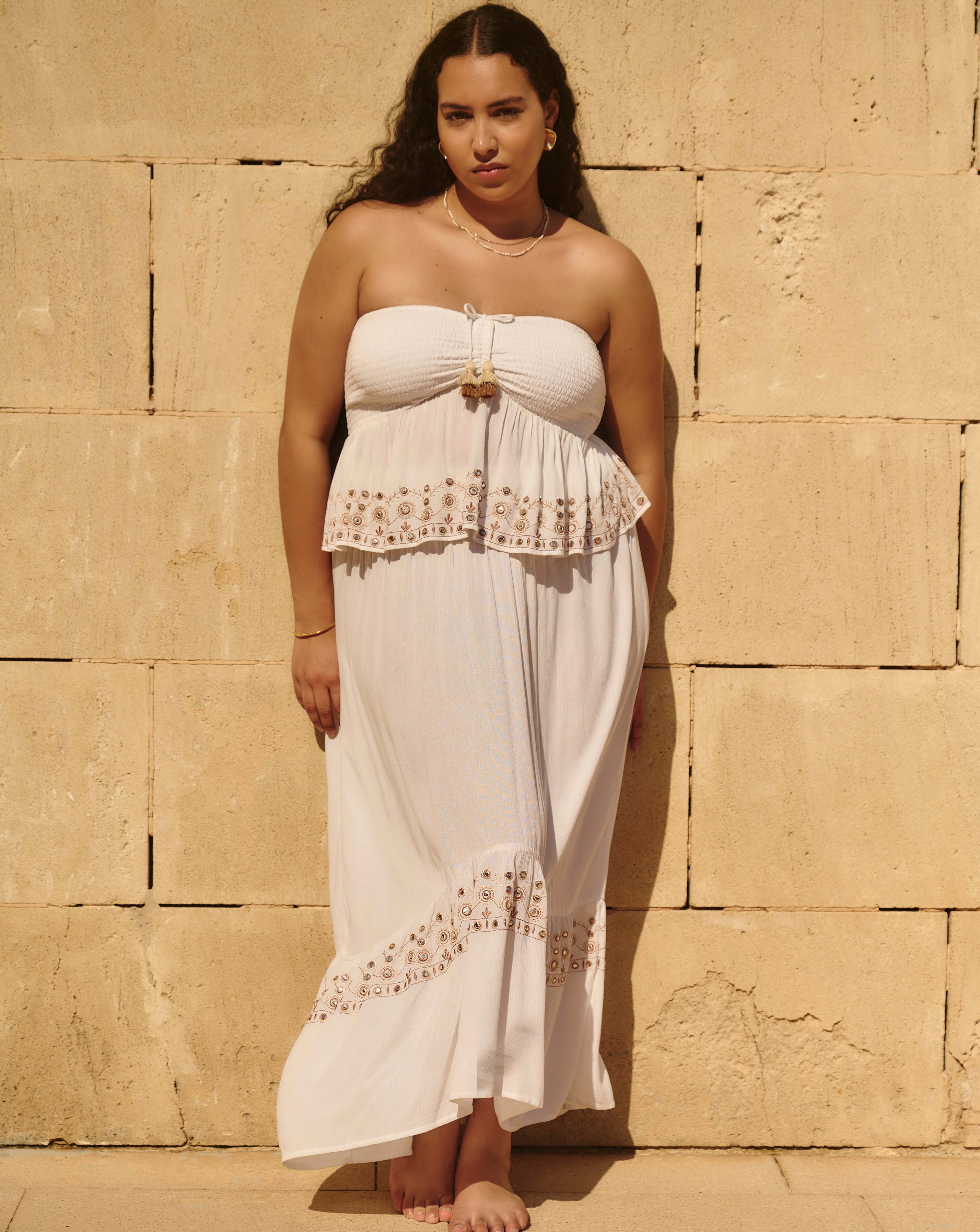 Simply Be Dip Hem Beach Co Ord