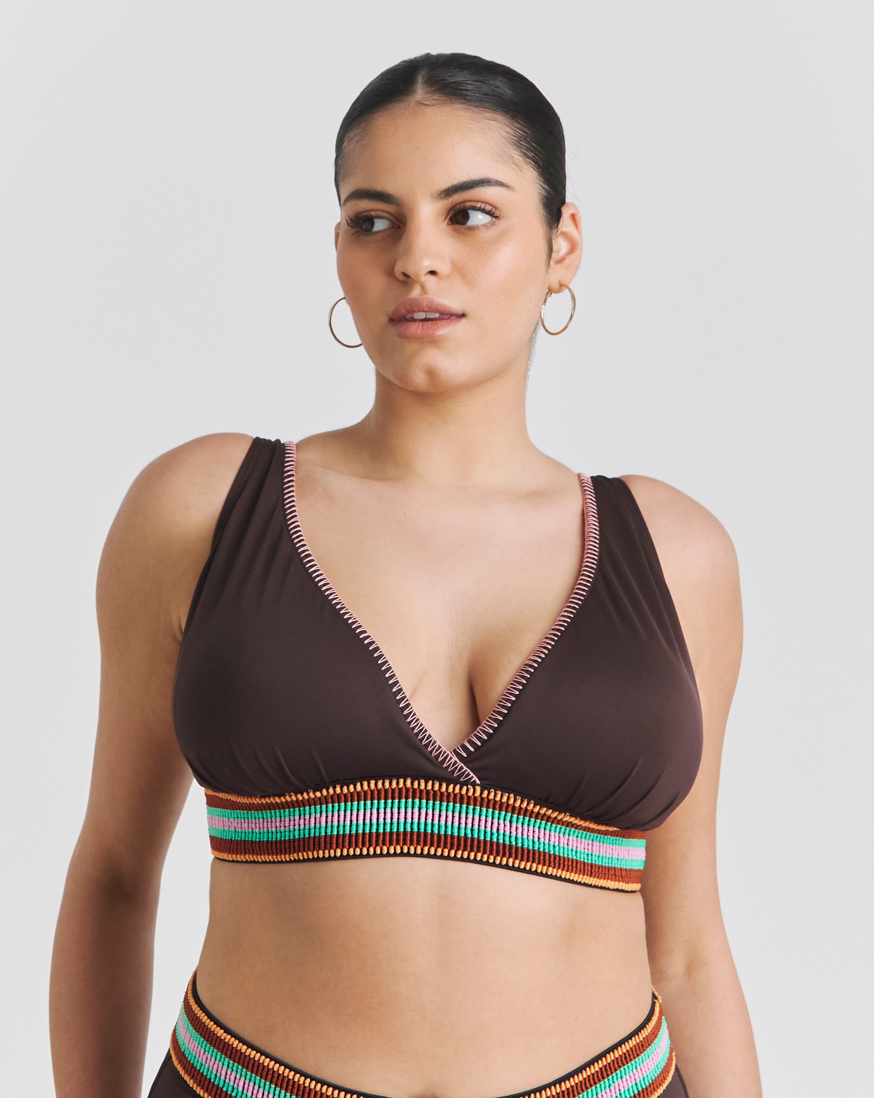 Elastic Detail Bikini Set