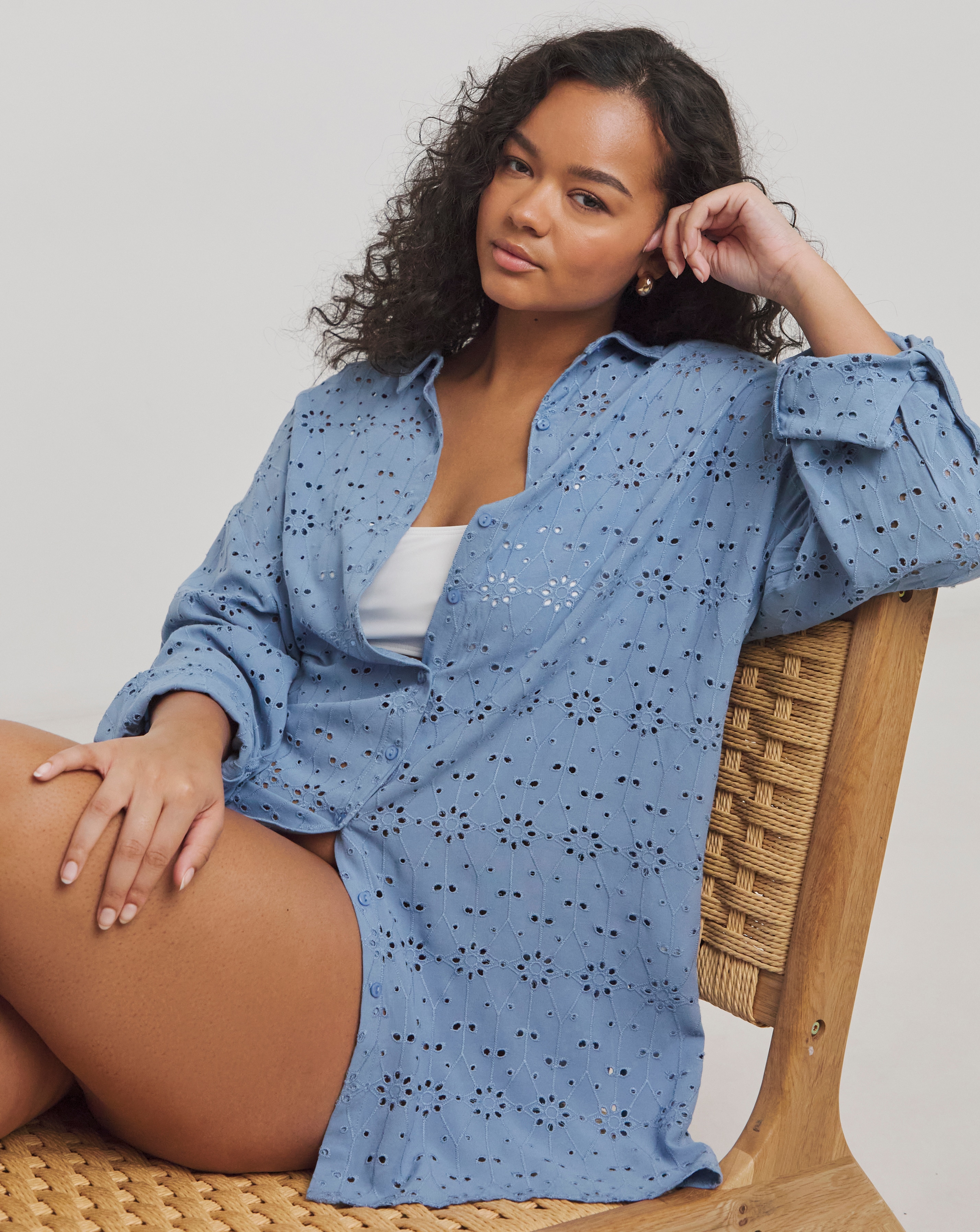 Beach to Broderie Shirt