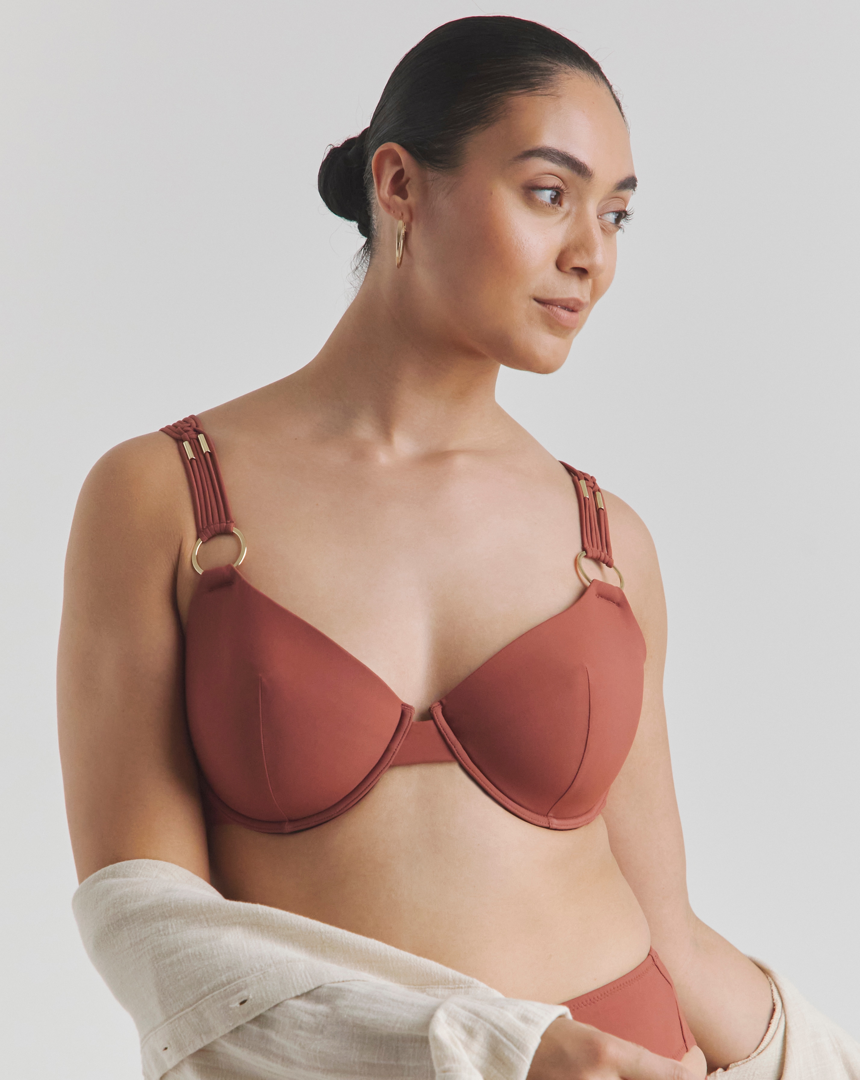 Figleaves Macrame Underwired Bikini Top
