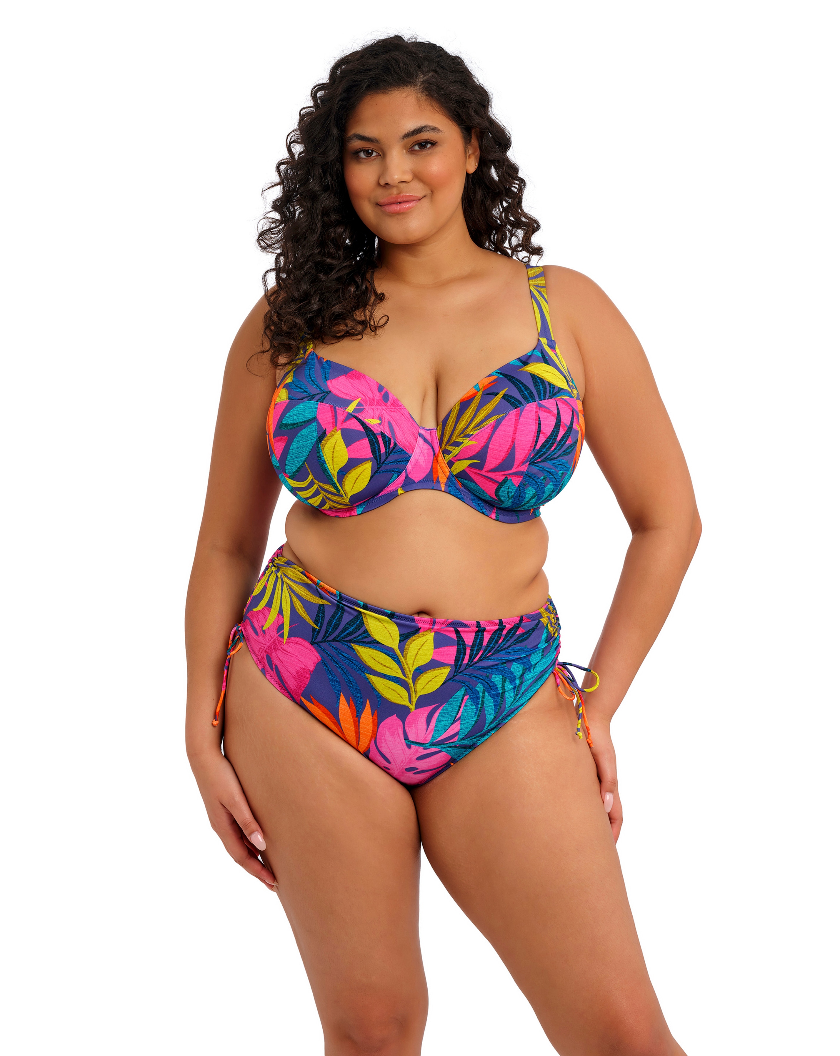 New In - Elomi Porto Rafti Plunge Bikini TOP