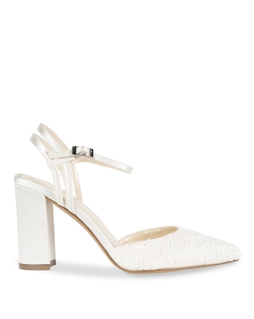 Paradox London Fauna Lace Wedding Heels