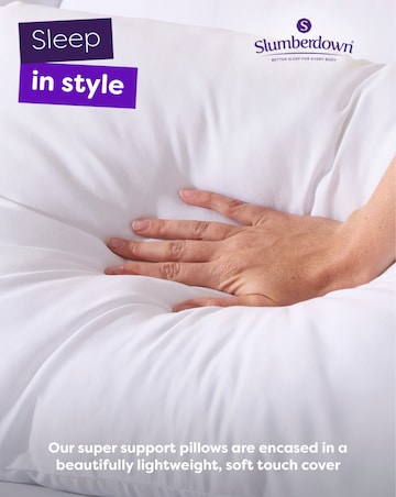 Slumberdown Super Support Feels Like Down 4 Pack Pillows