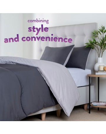 Slumberdown Embossed Waffle Coverless Duvet and Pillowcase(s)