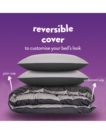 Slumberdown Embossed Waffle Coverless Duvet and Pillowcase(s)