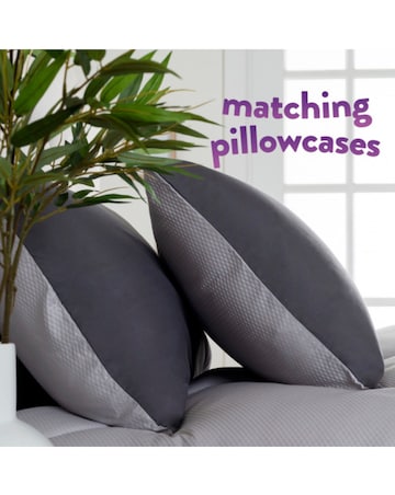 Slumberdown Embossed Waffle Coverless Duvet and Pillowcase(s)