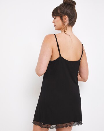 Figleaves Camelia Modal Nightie With Lace | Simply Be