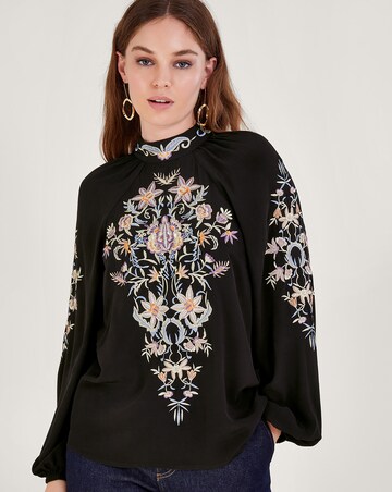 Monsoon Farah Floral Embroidered Blouse