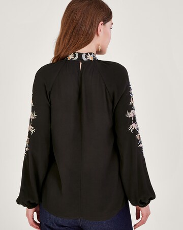 Monsoon Farah Floral Embroidered Blouse