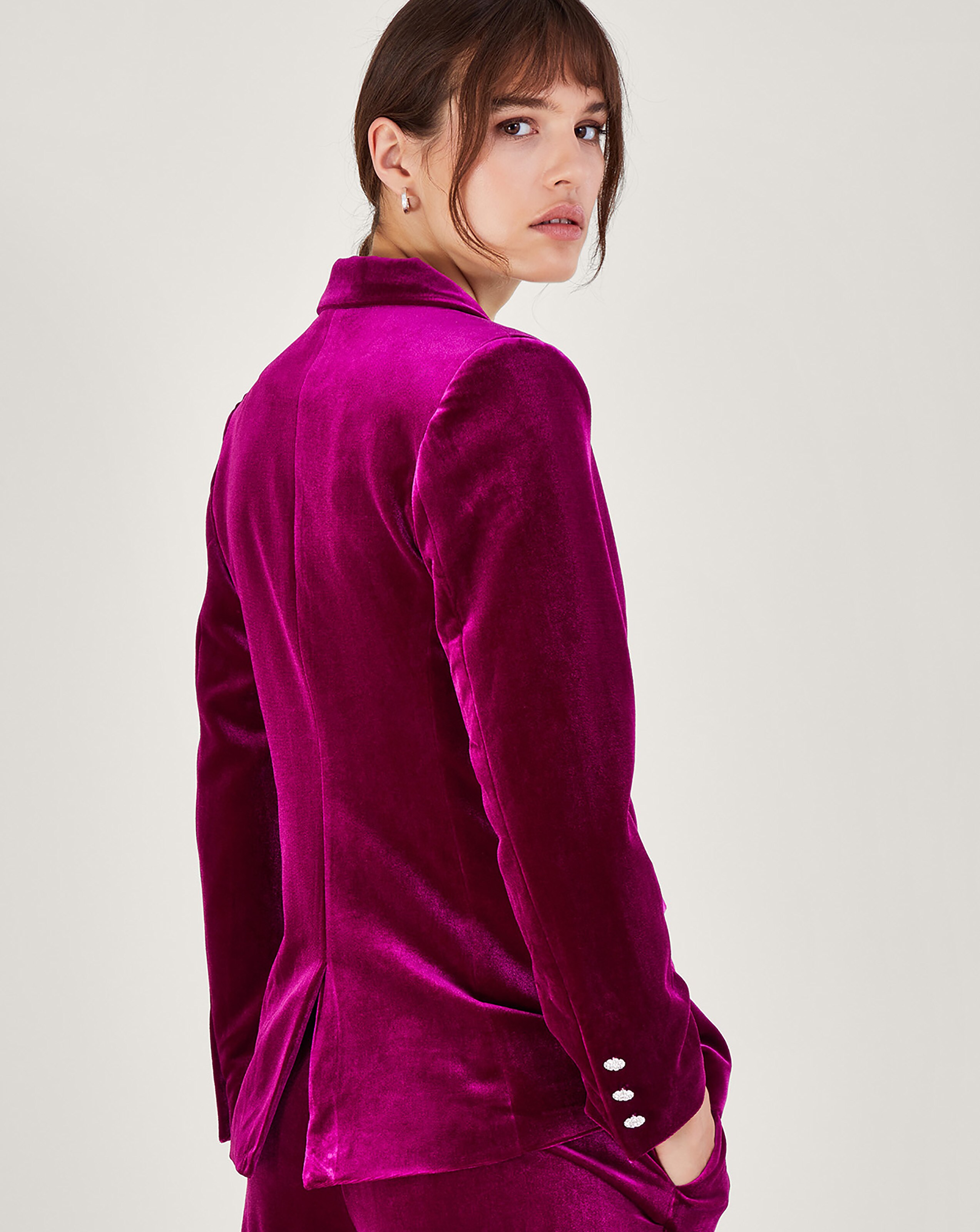 Monsoon velvet blazer deals