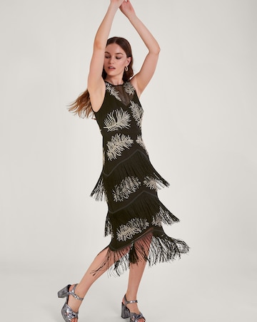 Monsoon Fari Embellished Fringe Dress
