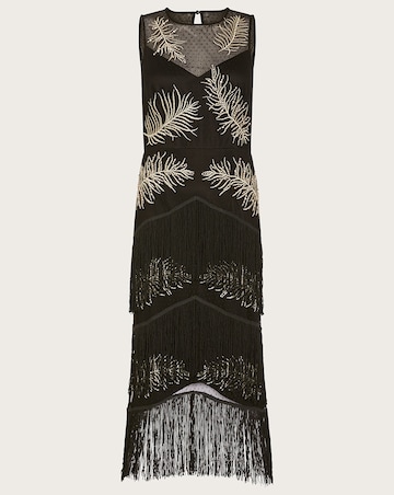 Monsoon Fari Embellished Fringe Dress