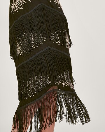 Monsoon Fari Embellished Fringe Dress