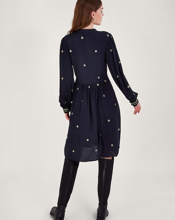 Monsoon Payton Embroidered Bib Dress