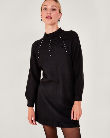 Monsoon Pearl Detail Dress