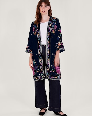Monsoon Freya Embroidered Kimono