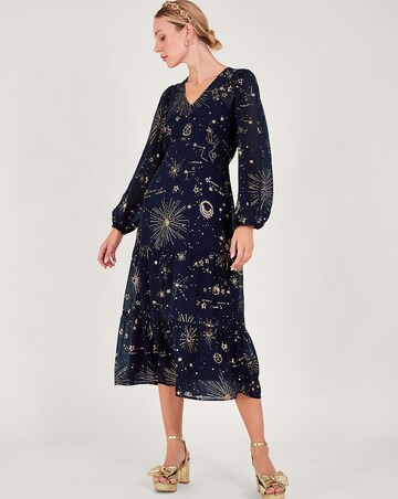Monsoon Cassie Zodiac Midi Dress