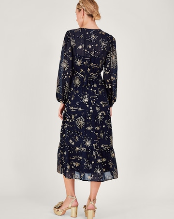 Monsoon Cassie Zodiac Midi Dress
