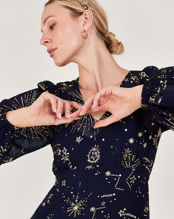 Monsoon Cassie Zodiac Midi Dress