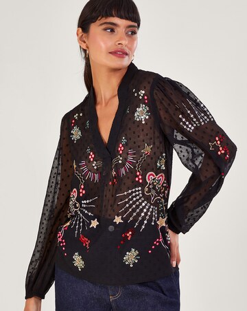 Monsoon Lyla Embellished Blouse