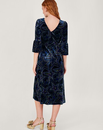 Monsoon Serenity Velvet Dress