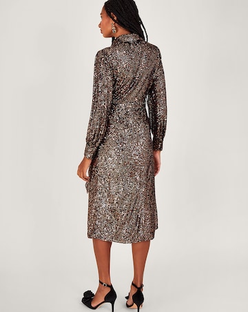 Monsoon Megan Sequin Dress