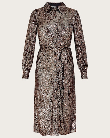 Monsoon Megan Sequin Dress