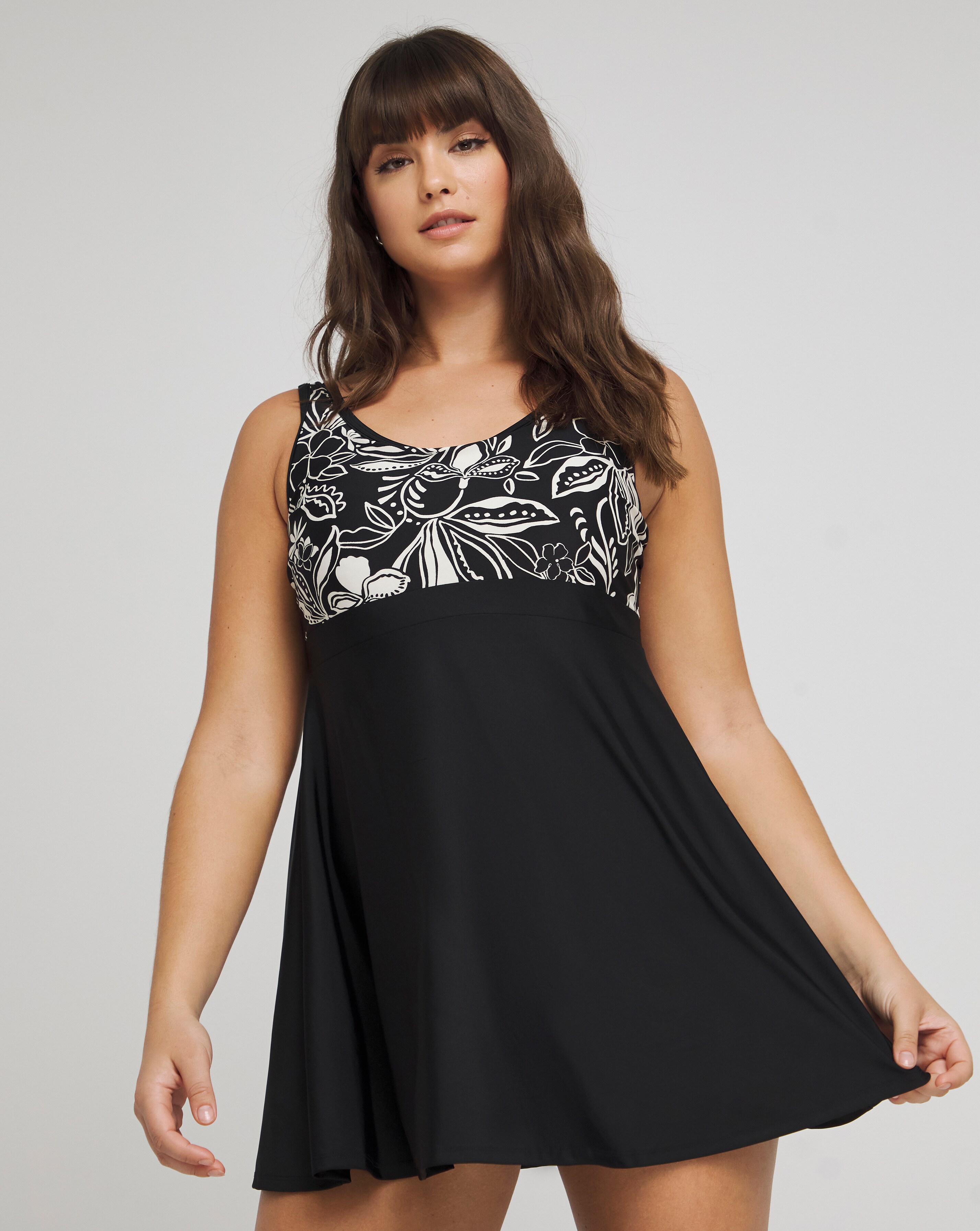 Swimdress with shorts online underneath