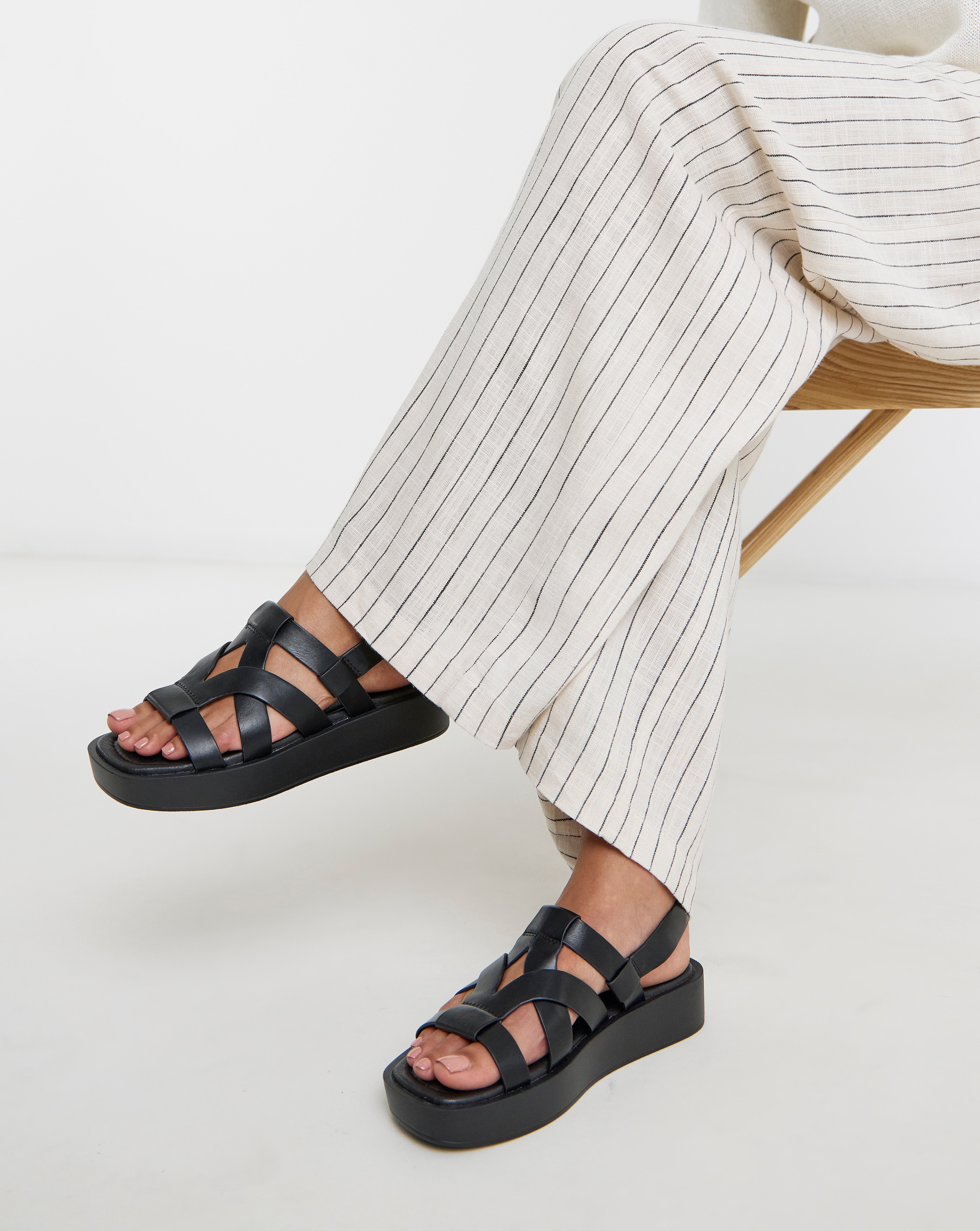 New In - Chunky Fisherman Sandals Wide Fit