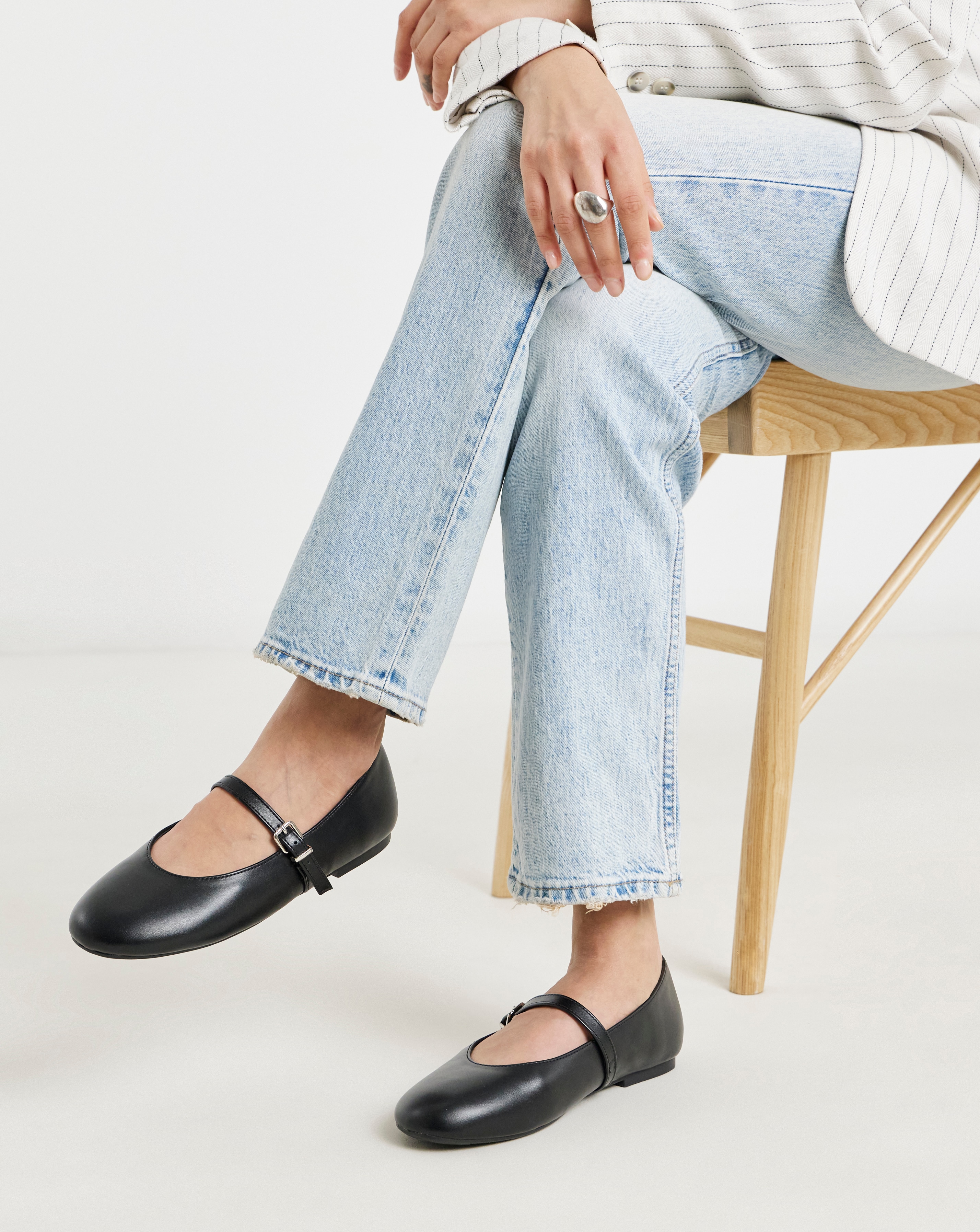 Mary Jane Ballerina Wide Fit