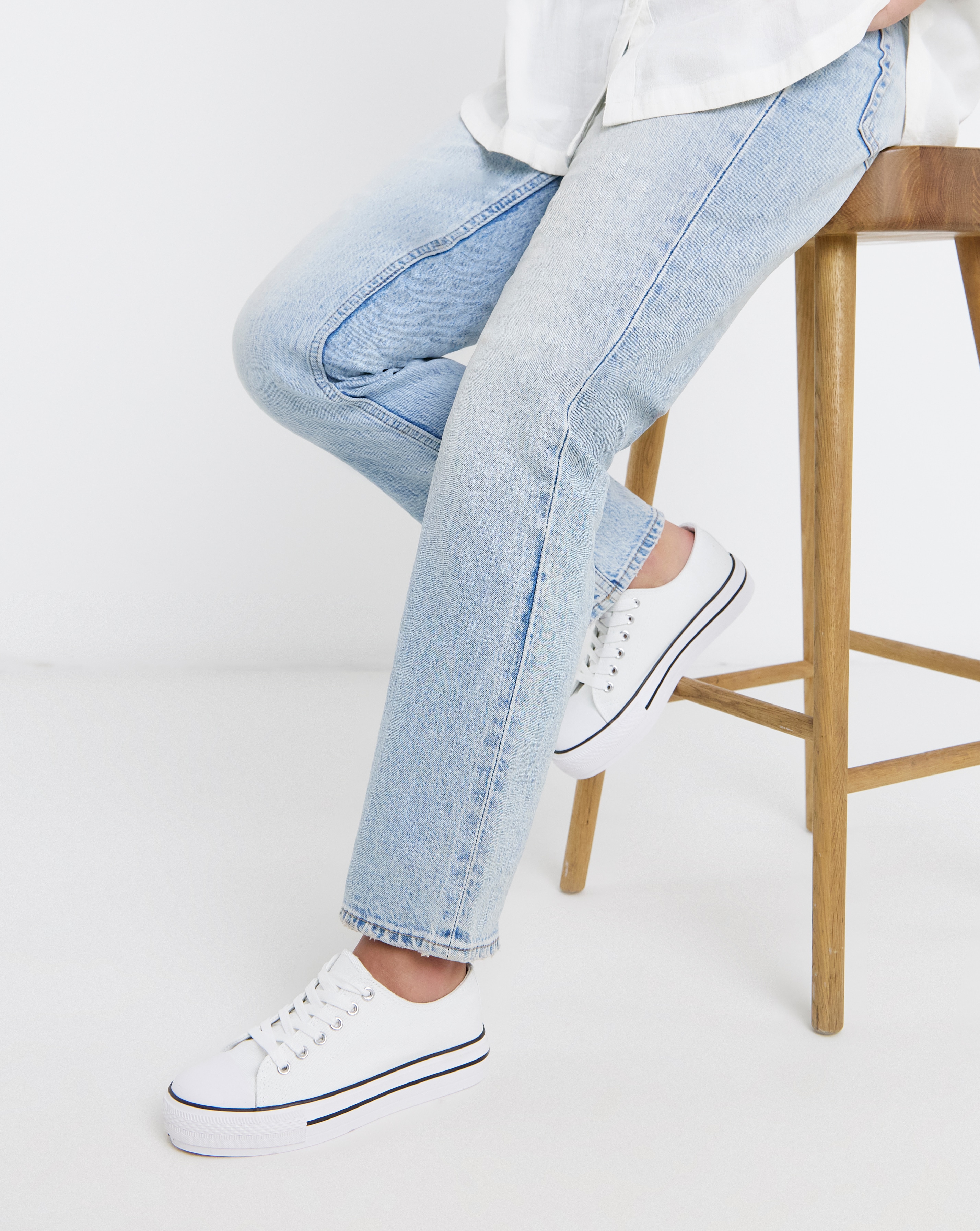 New In - Low Cut Trainers Extra Wide