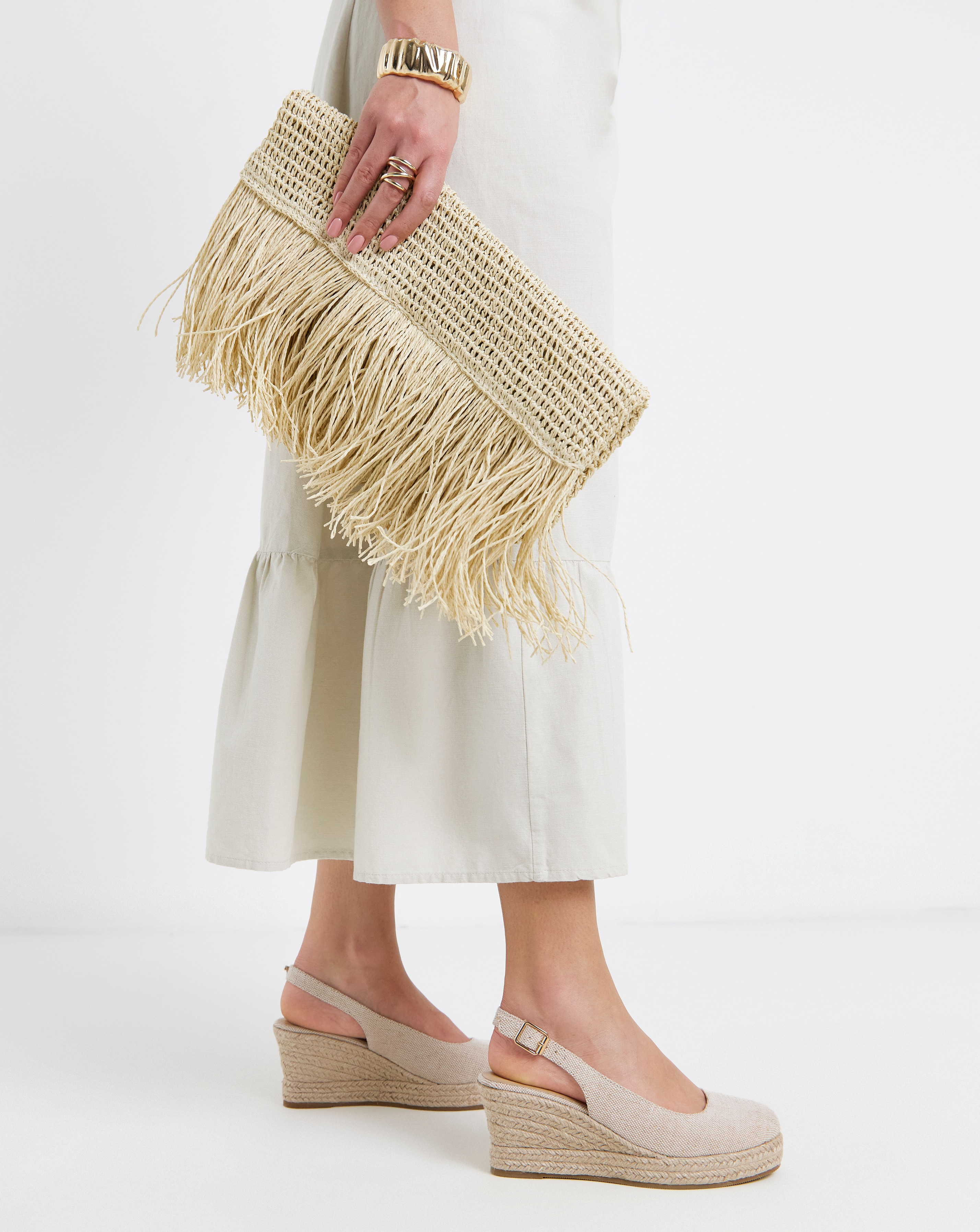 New In - Espadrille Slingback Extra Wide Fit