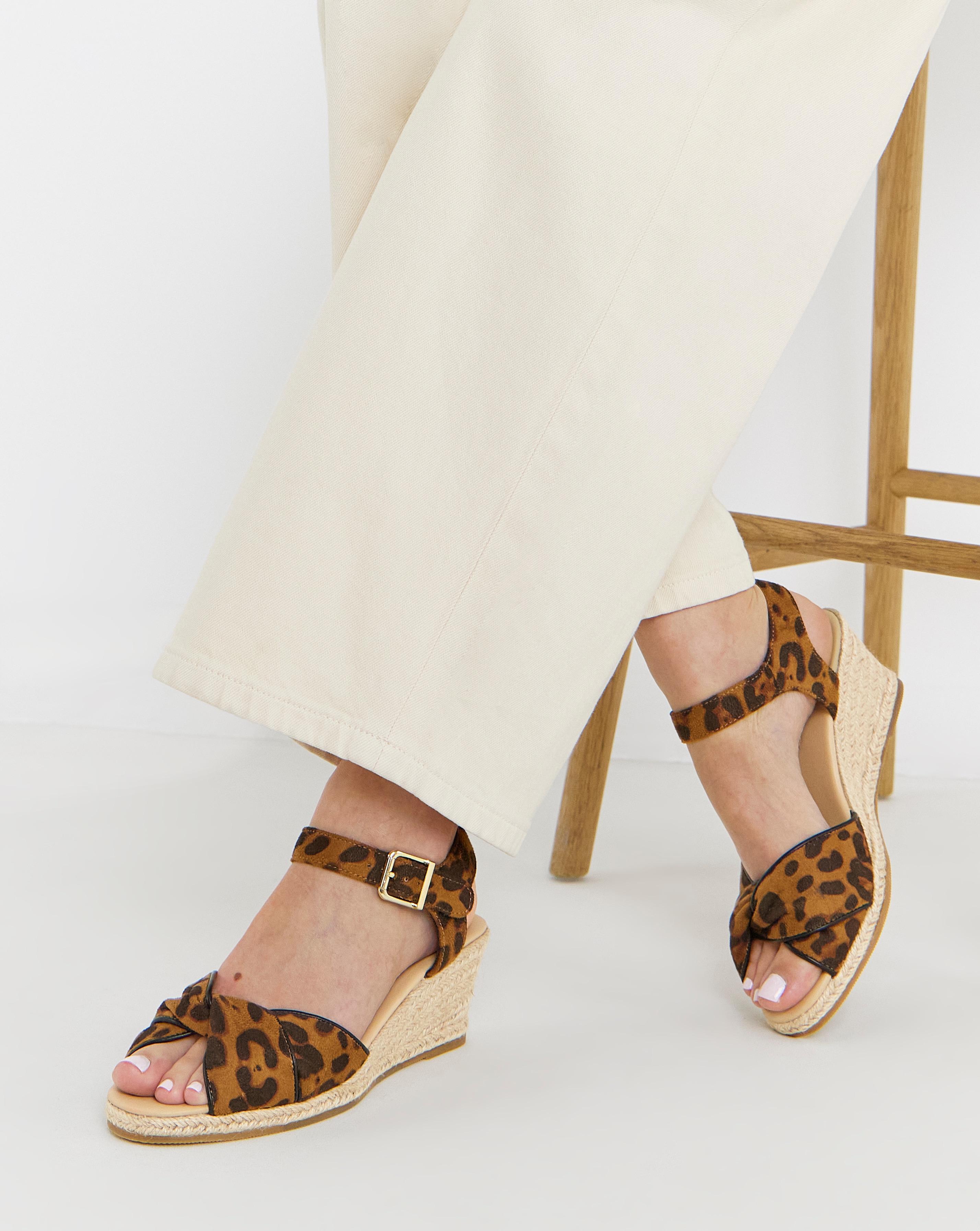 New In - Twist Espadrille Sandals Wide